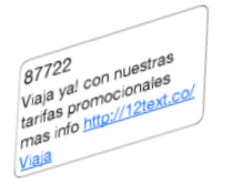 SMS promocional